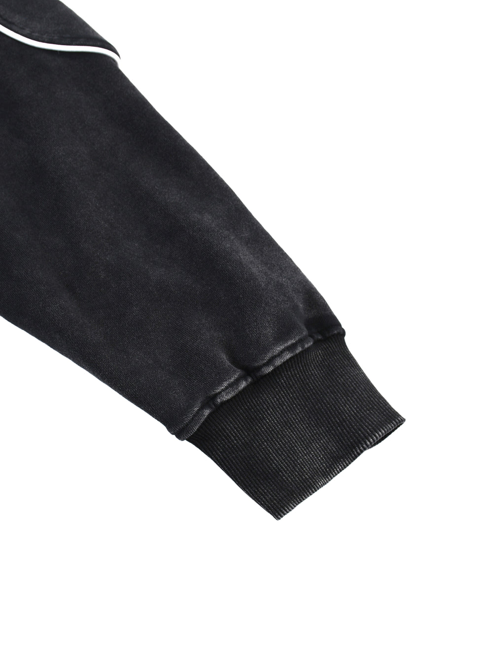 Mineral Wash Piping Raw Hem Sweatshirt — 4